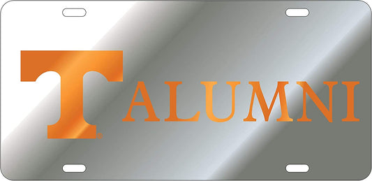University of Tennessee Laser License Plate - Orange T Alumni