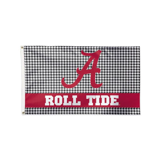 Alabama Houndstooth 3x5 Deluxe Flag