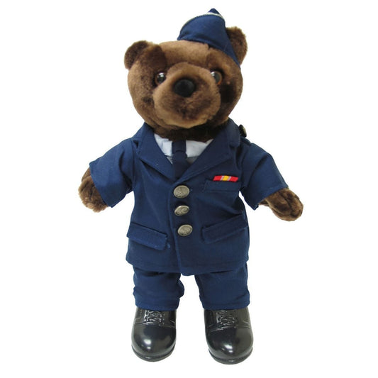 Mini Bear Air Force Officer Male 10 Inch Plush