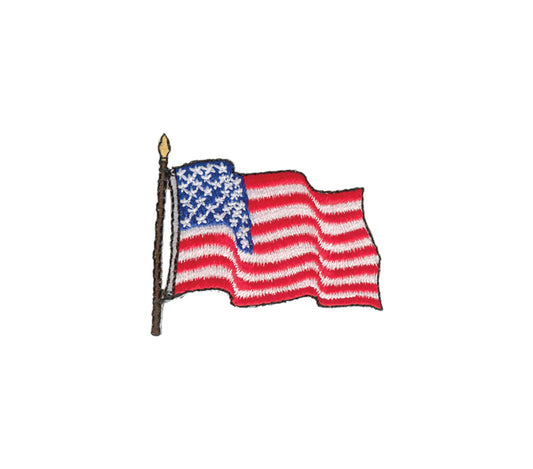 American Flag Emblem With Travel Lid