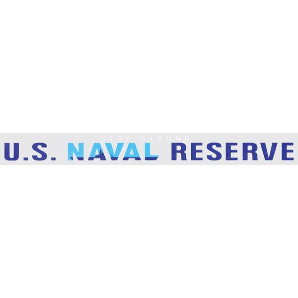 U.S. Naval Reserve Window Strip Decal