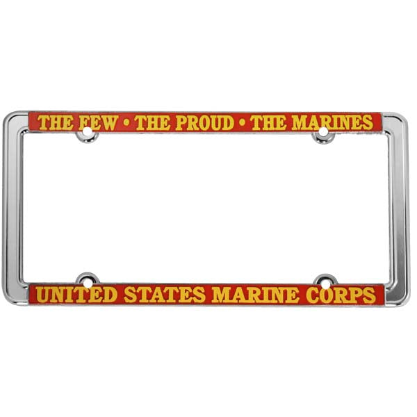 The Few The Proud The Marines License Plate Frame