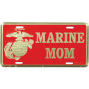 Metal Mom USMC License Plate