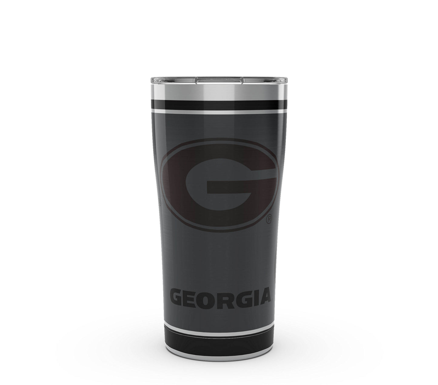 Georgia Bulldogs - Blackout Stainless Steel With Slider Lid