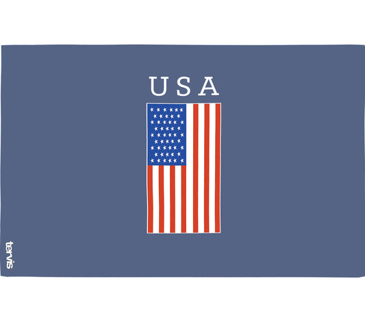 USA Flag Wrap With Travel Lid