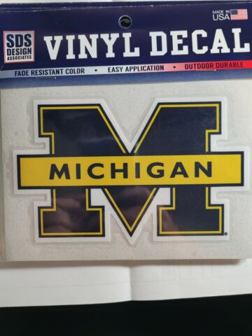 Michigan "M-Michigan" 3" Decal