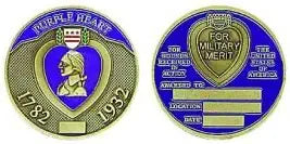 Purple Heart Coin Coin