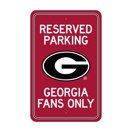 University of Georgia Parking Sign