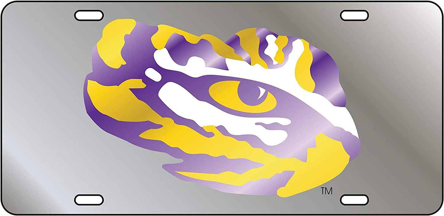 LSU Tigers Tiger Eye Laser License Plate
