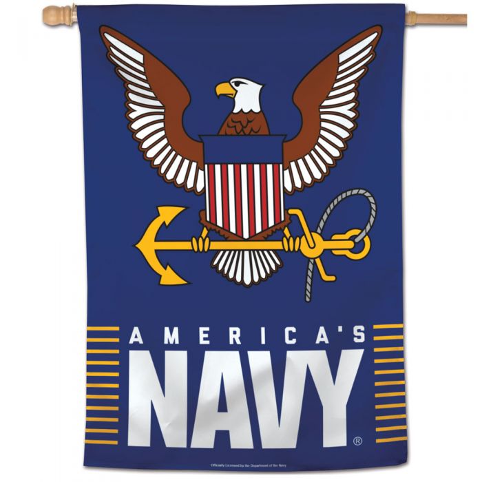 US Navy Vertical 12x18 Flag