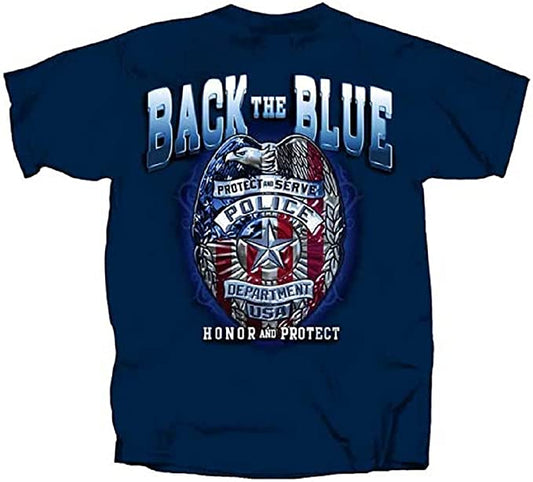 1st Responders Back the Blue Badge XL Shirt