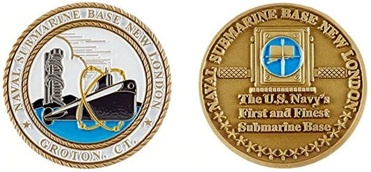 Naval Submarine Base New London Coin