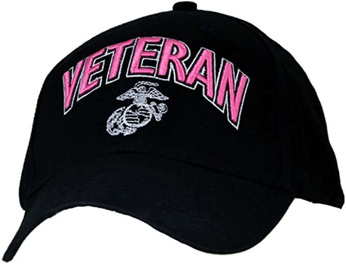 USMC Veteran w/EGA Ladies Vlack Cap