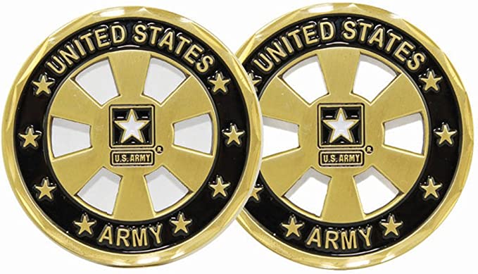 Army Cut Out Coin