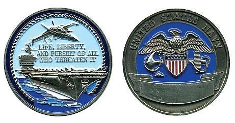 Navy Fighter Carrier Landing Coin