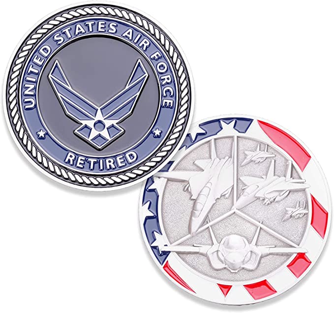 USAF Retired Coin