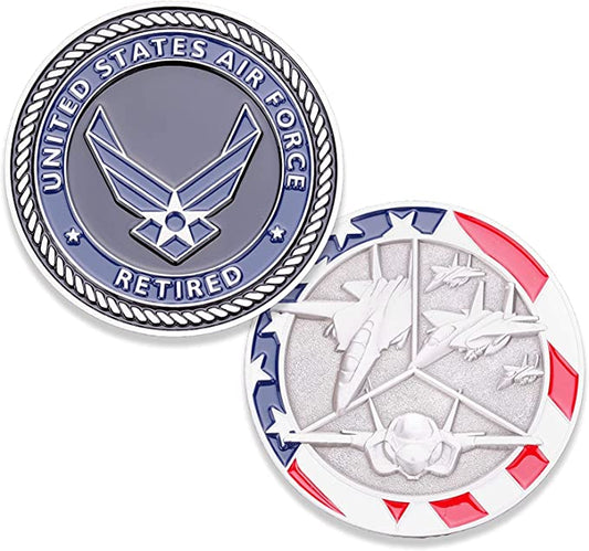 USAF Retired Coin