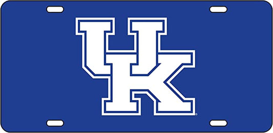 Kentucky UK on Blue License Plate