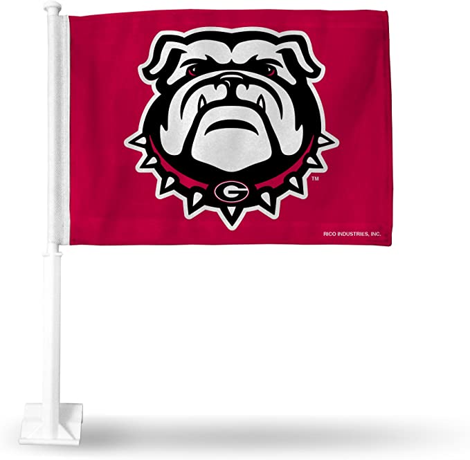 University of Georgia New Logo Car Flag