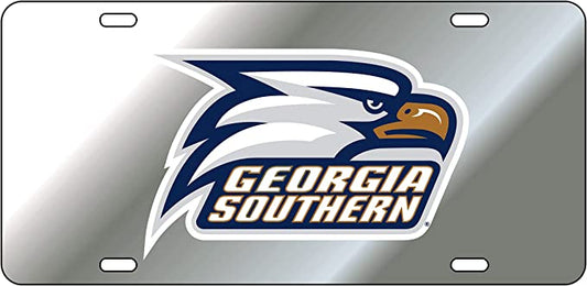 Georgia Southern New Logo on Mirror License Plate