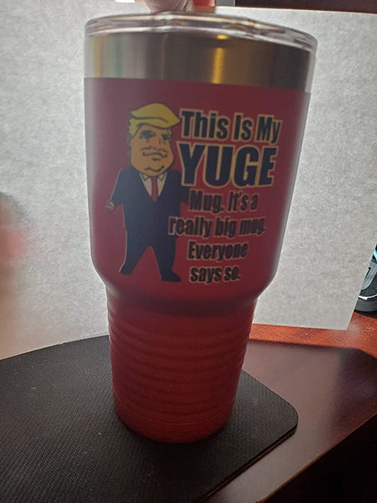 Trump 20oz Red Tumbler Mug