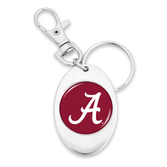 University of Alabama Jumbo Oval Keychain