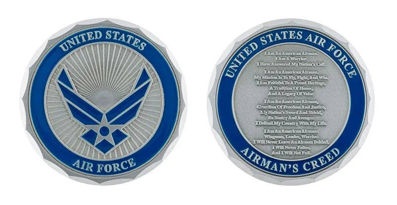 U.S. Air Force Airmans Creed Challenge Coin