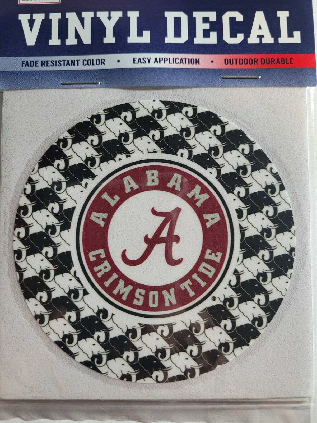 Alabama 3in Houndstooth Decal