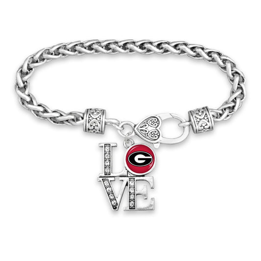 University of Georgia LOVE Bracelet