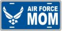 Metal Mom Air Force License Plate