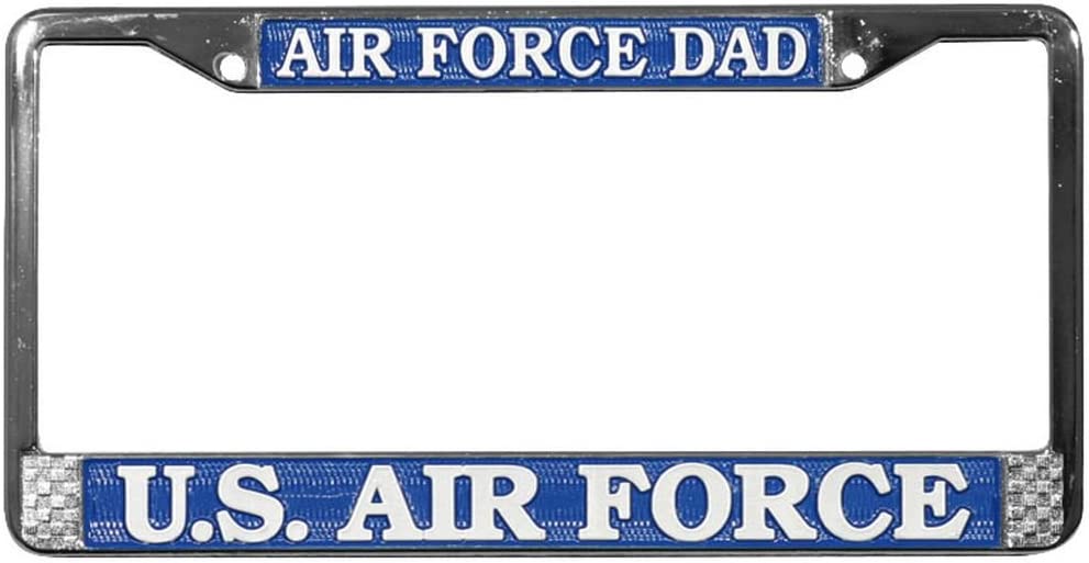 US Air Force Dad License Plate Frame