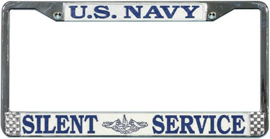 Submarine Silent Service License Plate Frame