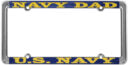 Navy Dad License Plate Frame