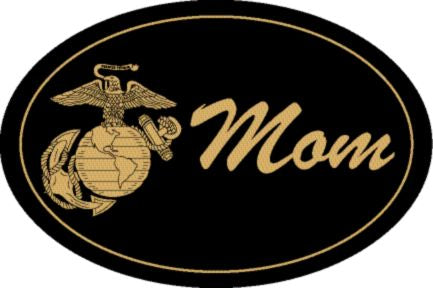 U.S. Marine Corps EGA Mom Oval Magnet