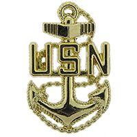 US Navy, Chief Petty Officer, Gold, Pin