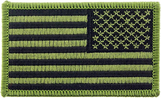 USA Flag, OD, Right, Patch