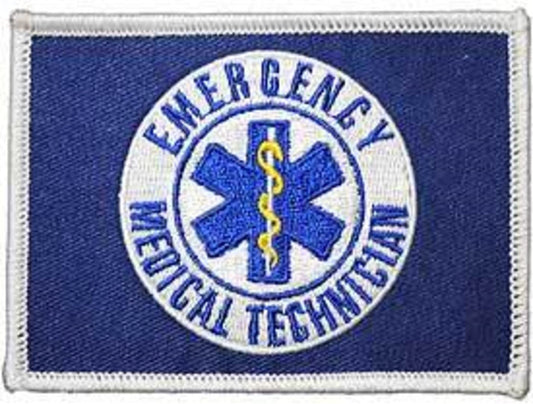 EMT Logo, Rectangle, Patch