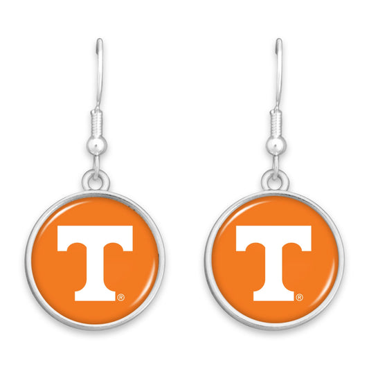 University of Tennessee Round Earrings