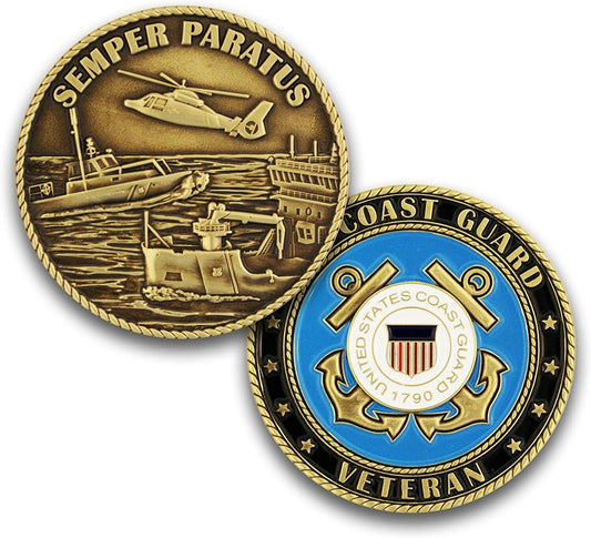 U.S. Coast Guard Veteran Coin