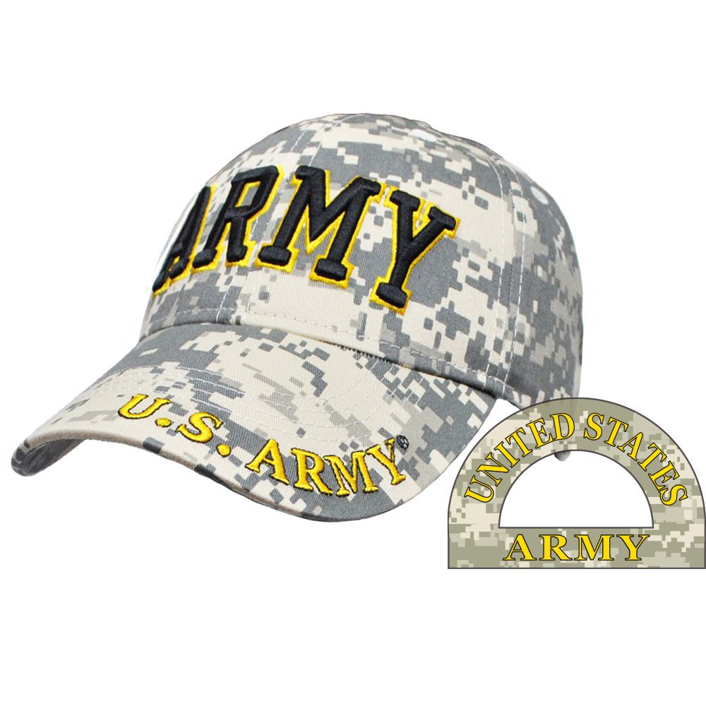 Army Letters Camo Cap