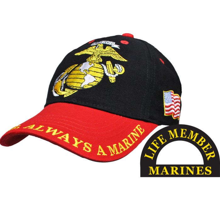 USMC Once A Marine Cap