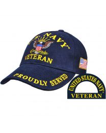 USN Veteran Proud Cap