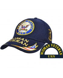 USN Woman Veteran Cap