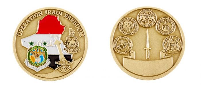 Iraqi Freedom Services Coin Coin