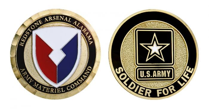 Redstone Arsenal Material Coin