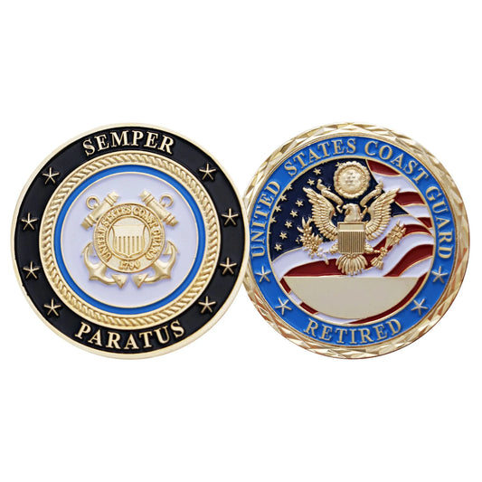 U.S. Coast Guard Retired Coin