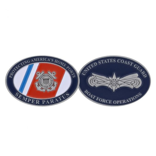 USCG Boat Force Operations Coin Coin
