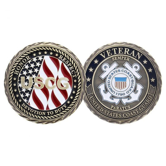 USCG Veteran Devotion to Duty Coin