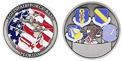 Eglin Air Force Base Coin Coin