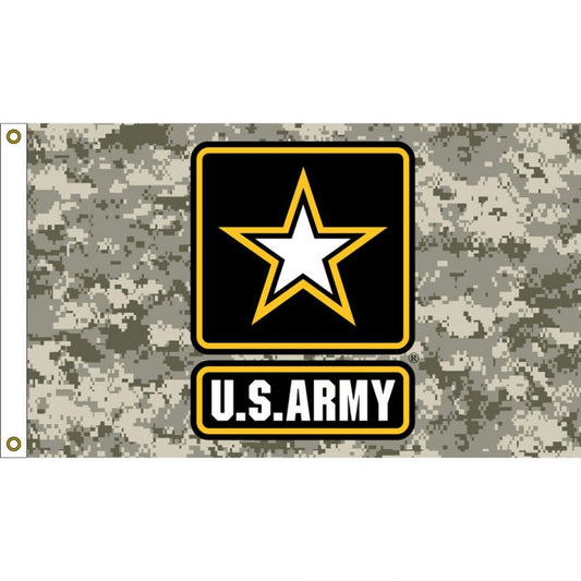 Army Logo CAMO 3X5, Flag